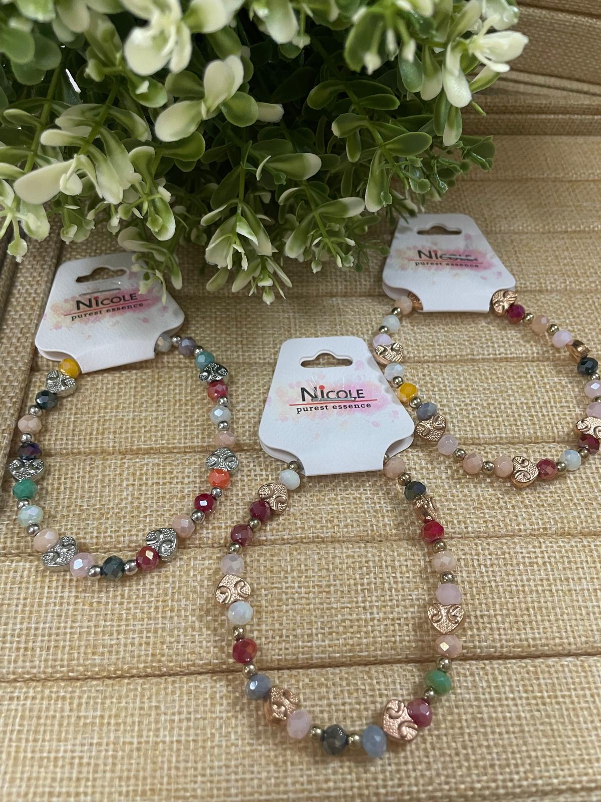 Pulseras piedras coloree