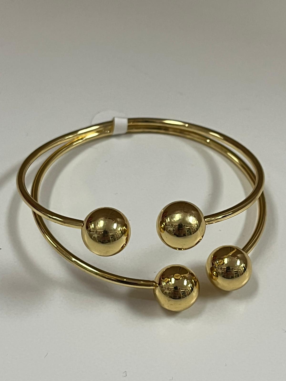 Pulsera con entrada doble en circulo