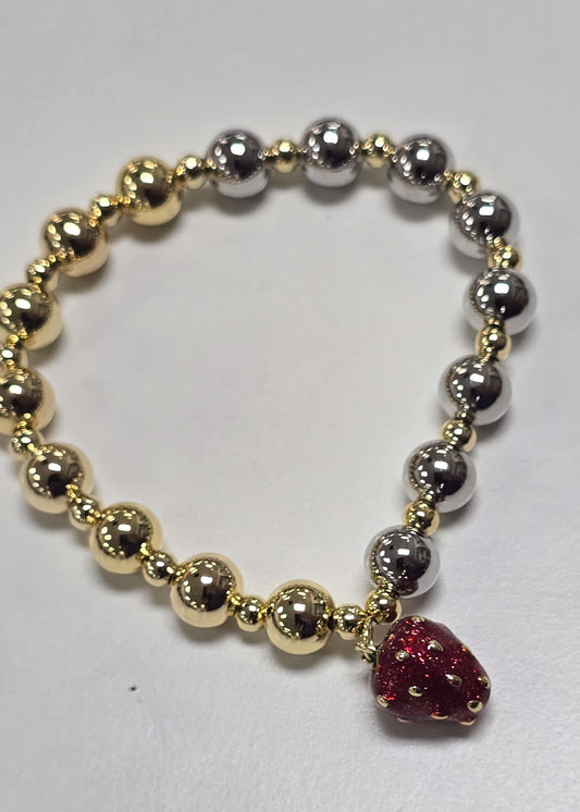 Pulsera de Strawberry en tres tonos