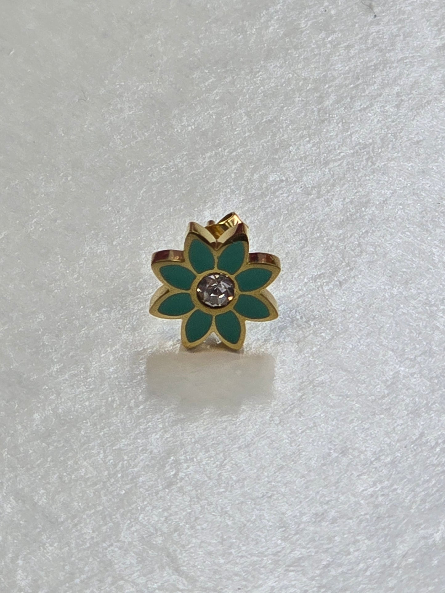 Collar de pendant de hojas verdes