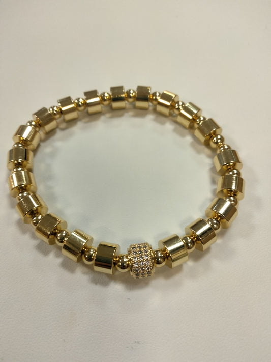 Pulsera gold plate