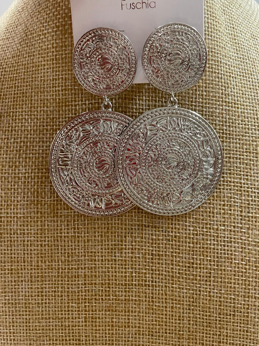 Aretes redondas largas
